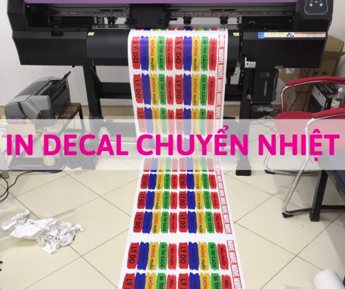 In Decal chuyển nhiệt